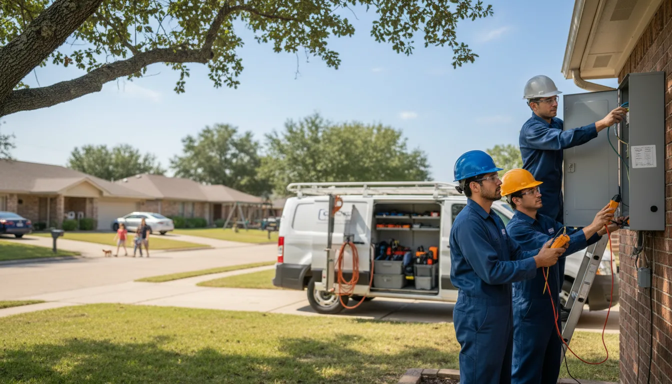 Certified electrician providing emergency electrical services in Covington, TN
